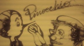 Agrigento, Pinocchio sulla sabbia