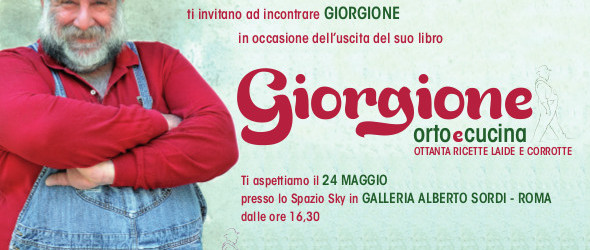Libri, l’oste Giorgione presenta il suo primo libro