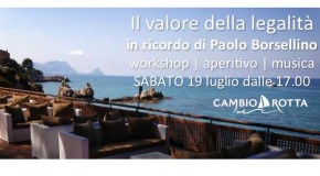 Legalità: al “Cambio Rotta”, workshop in memoria di Paolo Borsellino
