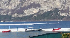 Franciacorta in festa per la passerella galleggiante di Christo sul lago d’Iseo