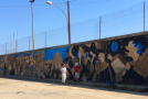 Street art a Montevago, quasi pronta l’opera che rievoca il sisma del Belìce e guarda al futuro (VIDEO)